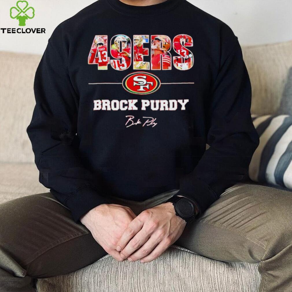San Francisco 49ers Brock Purdy Signature T Shirt San Francisco 49ers Brock Purdy Signature T Shirt
