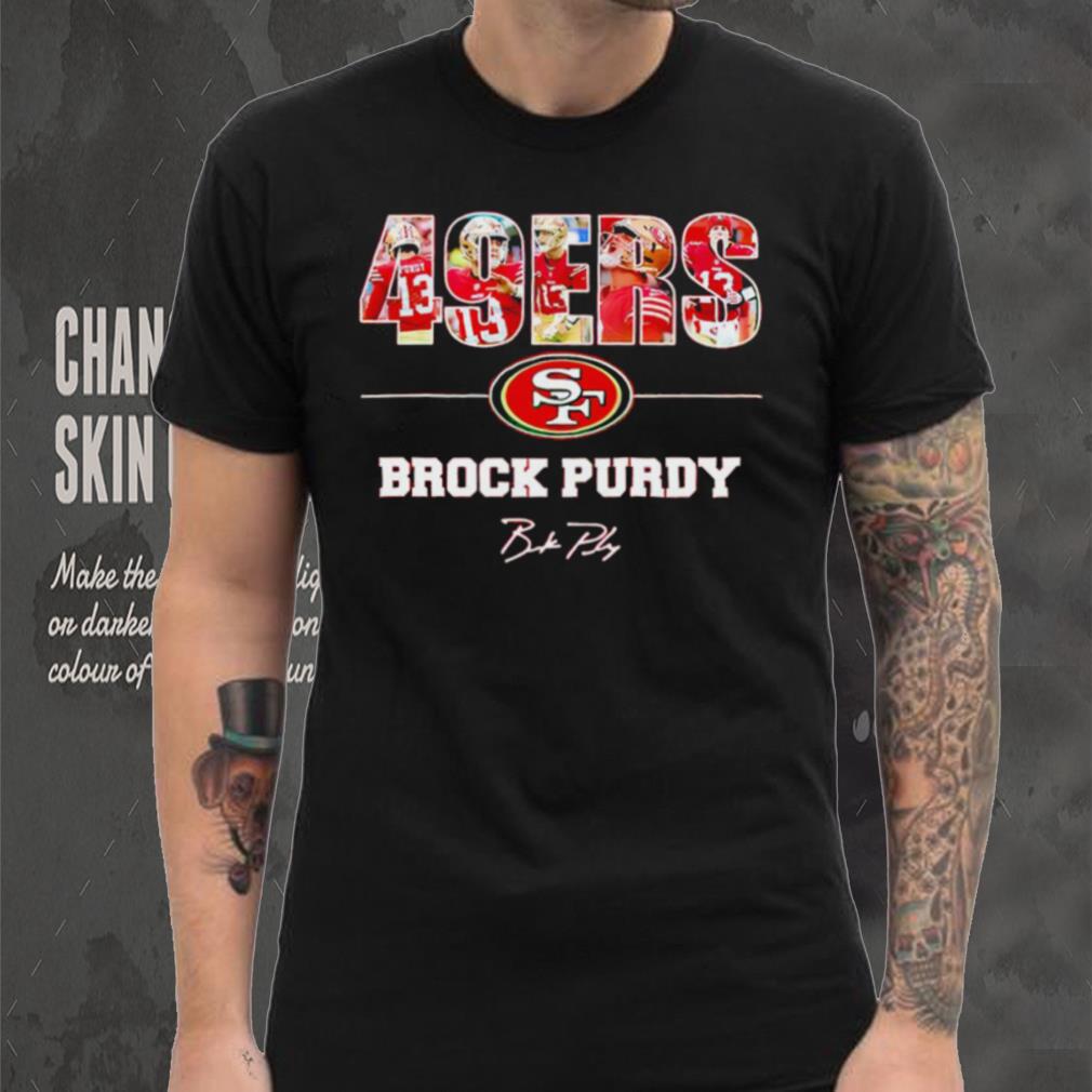 San Francisco 49ers Brock Purdy Signature T Shirt San Francisco 49ers Brock Purdy Signature T Shirt