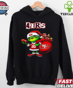 San Francisco 49ers Christmas Grinch player shirt