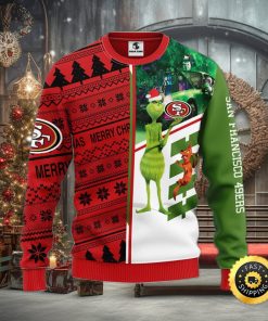 NFL San Francisco 49ers Christmas 3D Snowplow Ugly Sweater For Winter -  Limotees