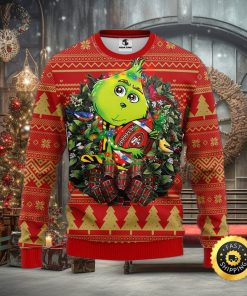 San Francisco 49ers Christmas Ugly Sweater Grinch Hug Xmas Day Show Your Team Spirit