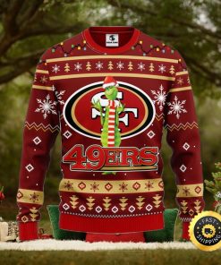 Grinch San Francisco 49er Red Ugly Sweater - Reallgraphics