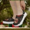 San Francisco 49Ers Logo Pattern Crocs Shoes Red & White