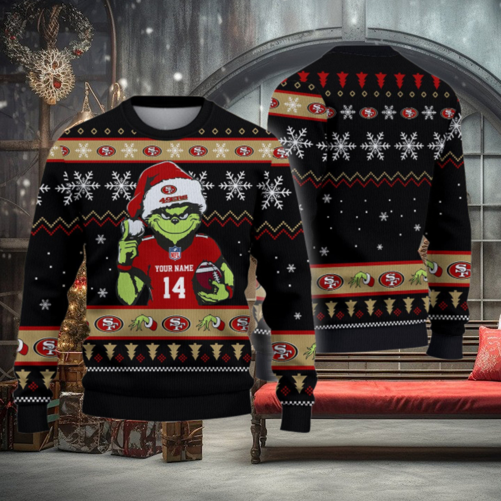 San Francisco 49ers Custom Chrismas Ugly Sweater San Francisco 49ers Custom Chrismas Ugly Sweater