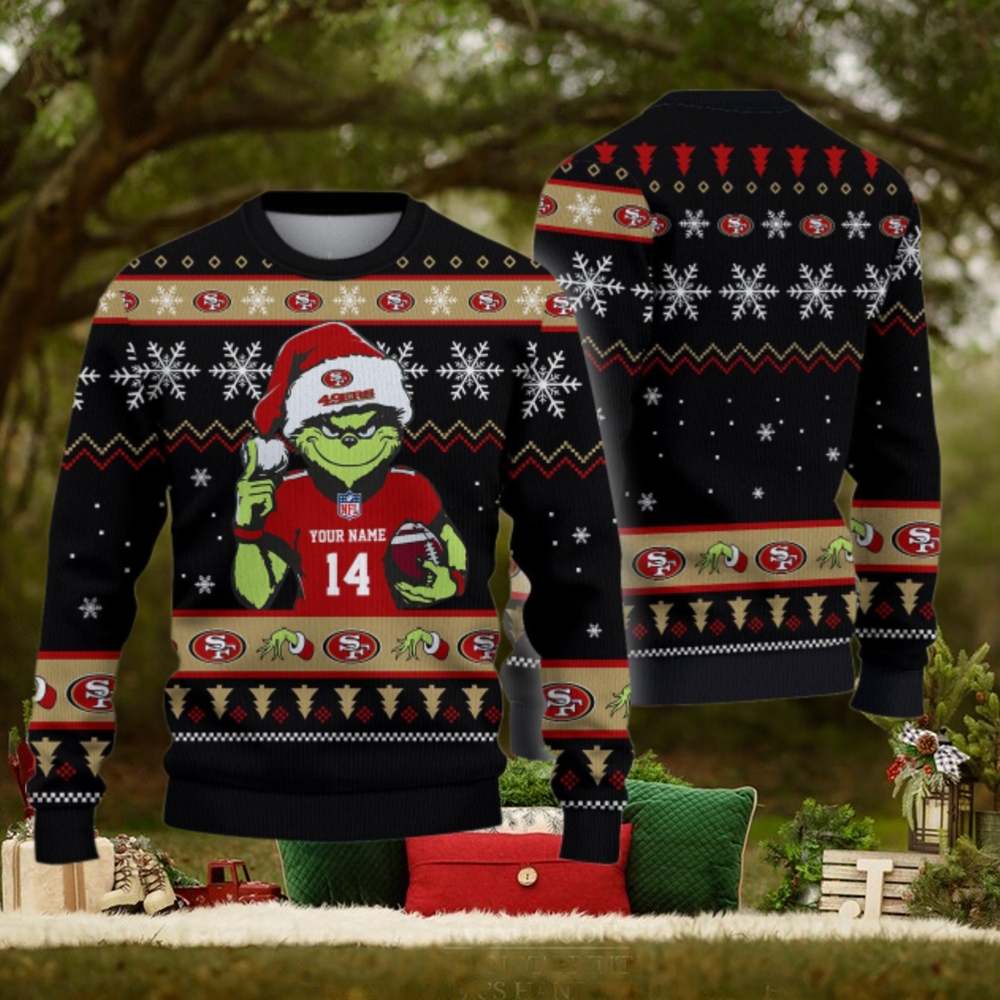 San Francisco 49ers Custom Chrismas Ugly Sweater San Francisco 49ers Custom Chrismas Ugly Sweater