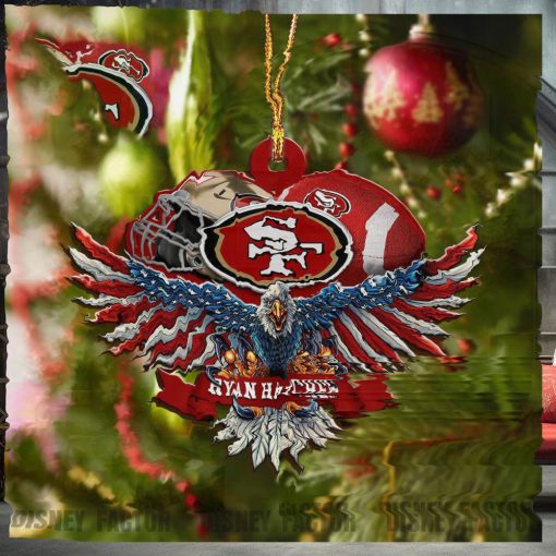 San Francisco 49ers Decorations, Eagles Christmas Ornaments