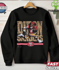 San Francisco 49ers Deion Sanders Caricature T shirt 2 San Francisco 49ers Deion Sanders Caricature T shirt