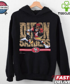 San Francisco 49ers Deion Sanders Caricature T shirt 3 San Francisco 49ers Deion Sanders Caricature T shirt