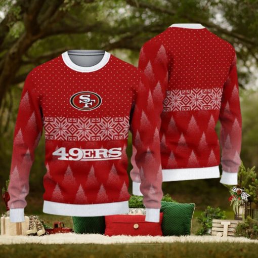 San Francisco 49ers Fans Pattern Style Knitted Christmas Sweater