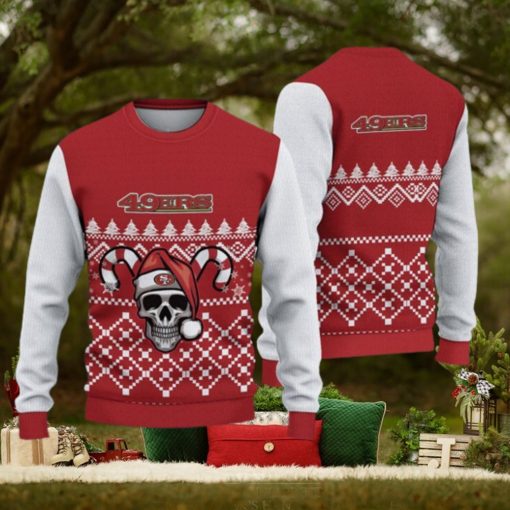 San Francisco 49ers Fans Skull Clothing Knitted Christmas Sweater