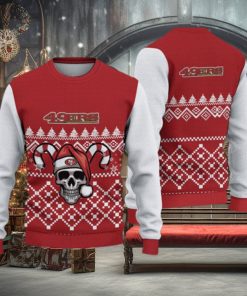 San Francisco 49ers Fans Skull Clothing Knitted Christmas Sweater