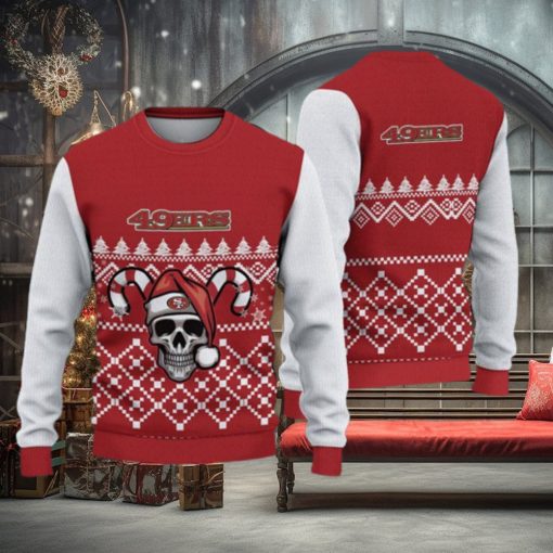 San Francisco 49ers Fans Skull Clothing Knitted Christmas Sweater