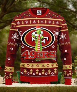 San Francisco 49ers Funny Grinch Christmas Ugly Sweater