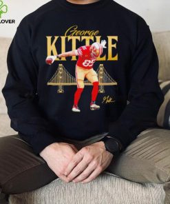 San Francisco 49ers George Kittle Griddy signature bridge shirt