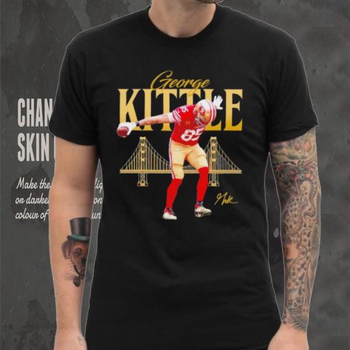 San Francisco 49ers George Kittle Griddy signature bridge hoodie, sweater, longsleeve, shirt v-neck, t-shirt