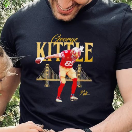 San Francisco 49ers George Kittle Griddy signature bridge hoodie, sweater, longsleeve, shirt v-neck, t-shirt