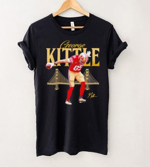 San Francisco 49ers George Kittle Griddy signature bridge hoodie, sweater, longsleeve, shirt v-neck, t-shirt