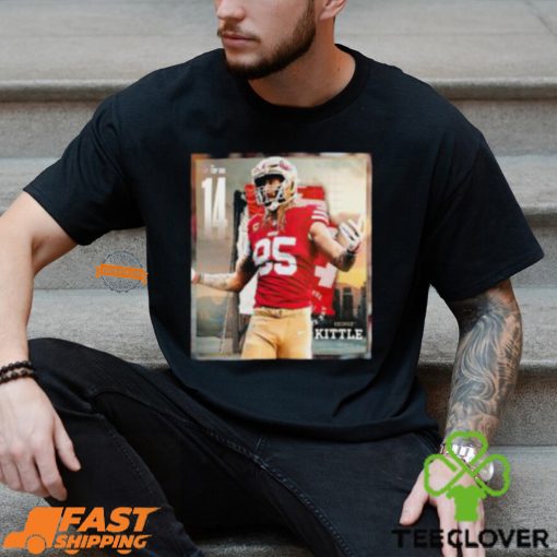 San Francisco 49ers George Kittle Top 14 In The NFL Top 100 Classic T Shirt