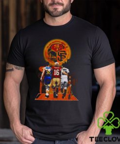 San Francisco 49ers Giants And Golden State Warriors Halloween Signatures 2023 Shirt