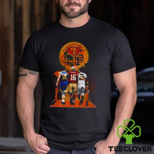 San Francisco 49ers Giants And Golden State Warriors Halloween Signatures 2023 Shirt