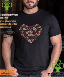 San Francisco 49ers Go Niners Football Lover Heart T Shirt