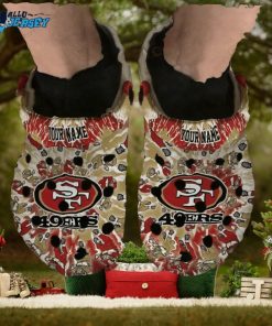 San Francisco 49ers Grateful Dead Custom Personalized Crocs