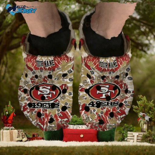 San Francisco 49ers Grateful Dead Custom Personalized Crocs