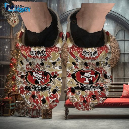 San Francisco 49ers Grateful Dead Custom Personalized Crocs