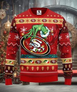 San Francisco 49ers Grinch Christmas Ugly Sweater