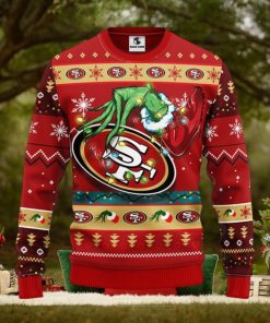 San Francisco 49ers Grinch Christmas Ugly Sweater