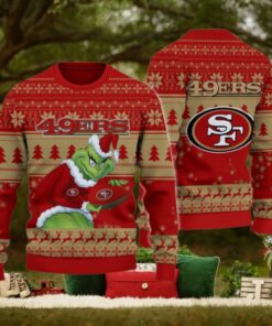 San Francisco 49ers Grinch Ugly Christmas Sweater