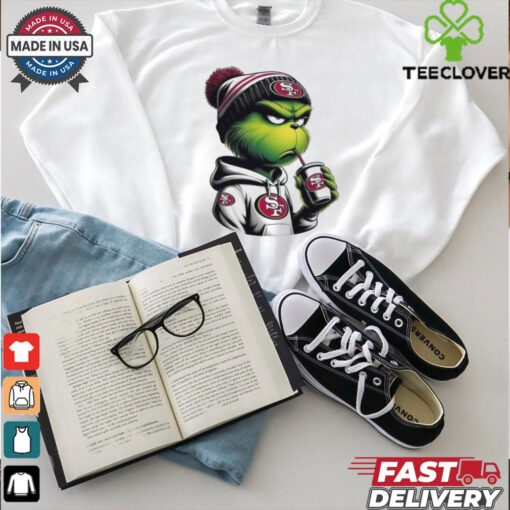 San Francisco 49ers Grinch coffee current mood shirt