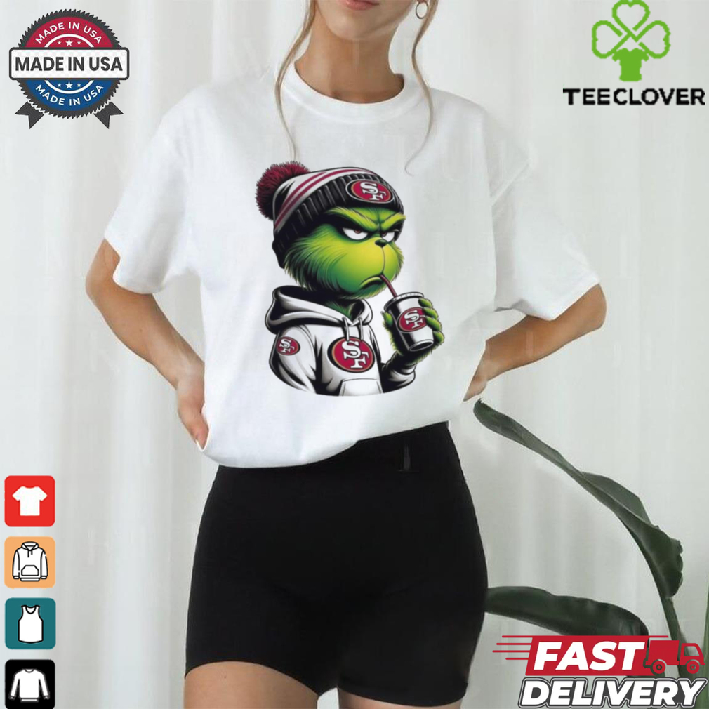 San Francisco 49ers Grinch coffee current mood shirt San Francisco 49ers Grinch coffee current mood shirt