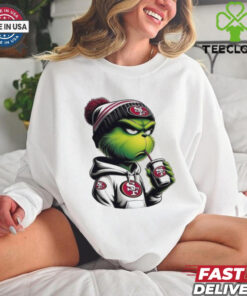 San Francisco 49ers Grinch coffee current mood shirt