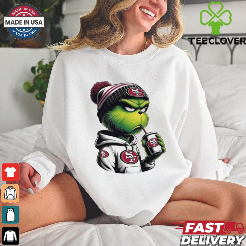 San Francisco 49ers Grinch coffee current mood shirt San Francisco 49ers Grinch coffee current mood shirt