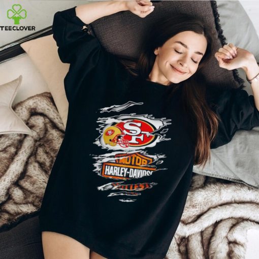 San Francisco 49ers Harley Davidson scratch hoodie, sweater, longsleeve, shirt v-neck, t-shirt