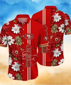 San Francisco 49ers Hawaii Shirt Flower Sporty And Stylish
