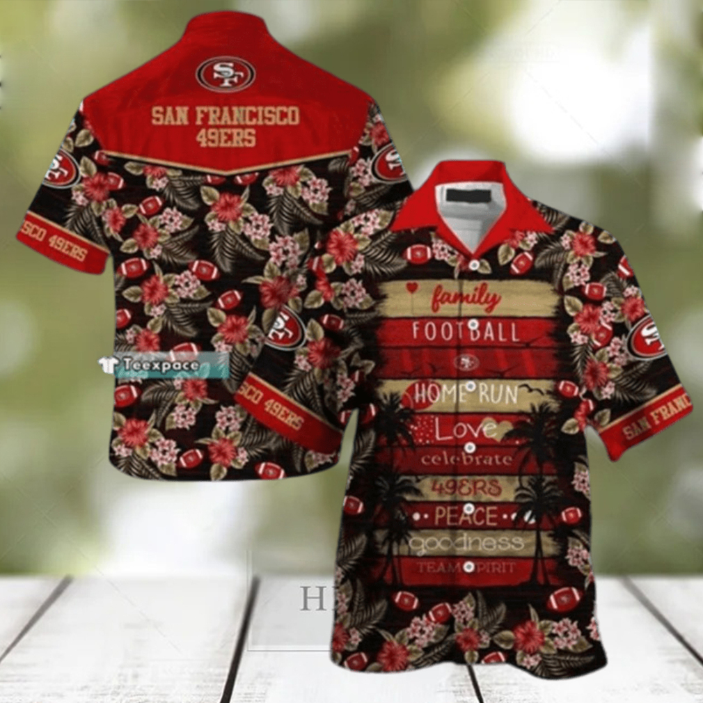 San Francisco 49ers Hawaiian Shirt Family Football Home Run Love 49ers Hawaiian Shirt Aloha Shirt San Francisco 49ers Hawaiian Shirt Family Football Home Run Love 49ers Hawaiian Shirt Aloha Shirt