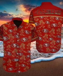 San Francisco 49ers Hawaiian Shirt Island Pattern Summer Beach Gift