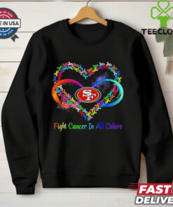 San Francisco 49ers Heart Fight Cancer in All Colors shirt