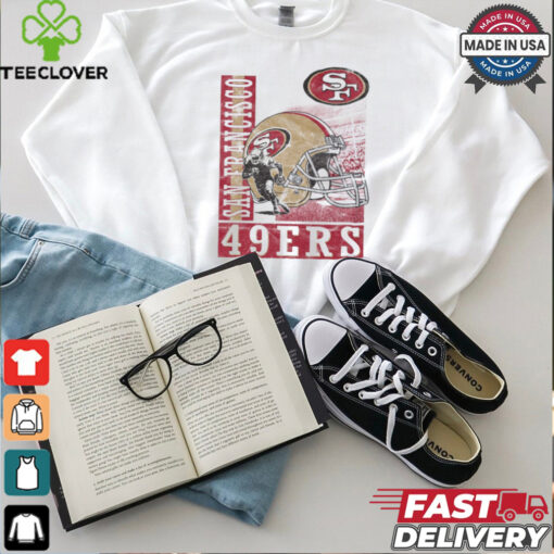 San Francisco 49ers Helmet Dash T Shirt
