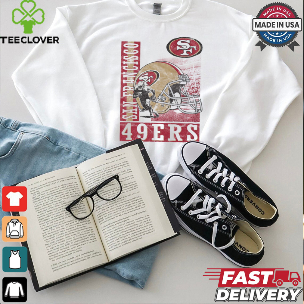 San Francisco 49ers Helmet Dash T Shirt San Francisco 49ers Helmet Dash T Shirt