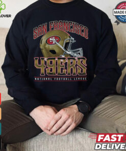 San Francisco 49ers Helmet Garment Dyed Heavyweight T Shirt