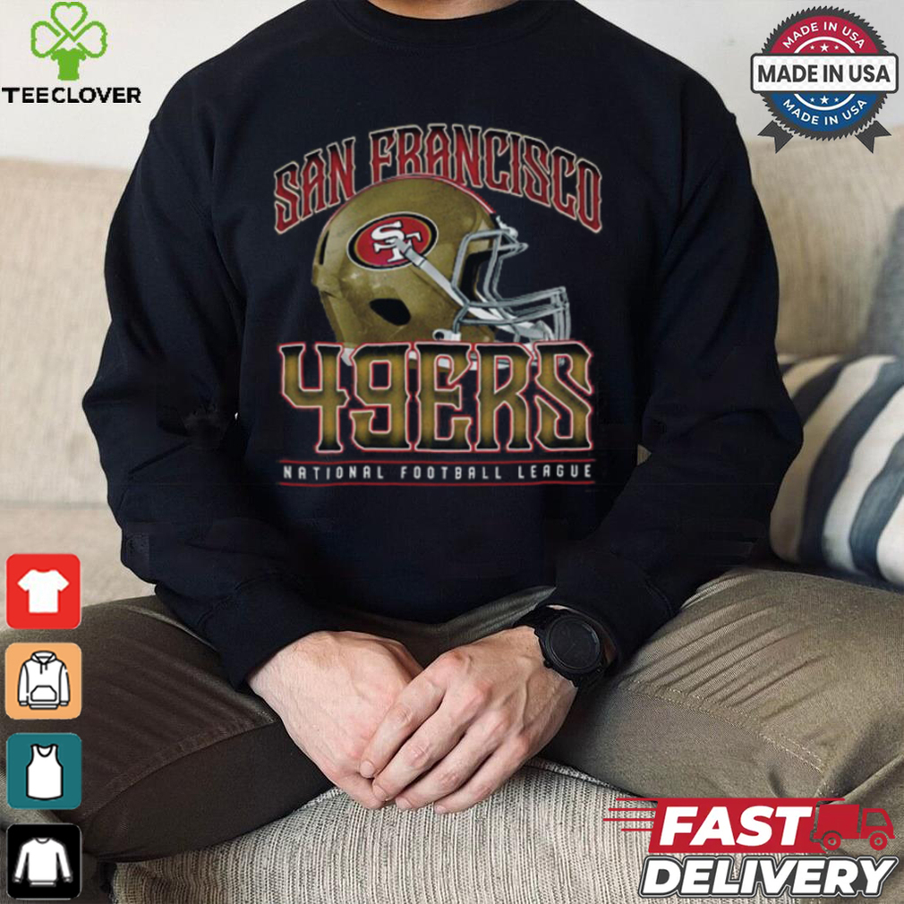 San Francisco 49ers Helmet Garment Dyed Heavyweight T Shirt San Francisco 49ers Helmet Garment Dyed Heavyweight T Shirt