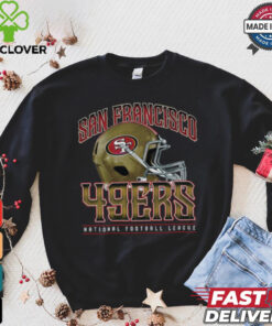 San Francisco 49ers Helmet Garment Dyed Heavyweight T Shirt
