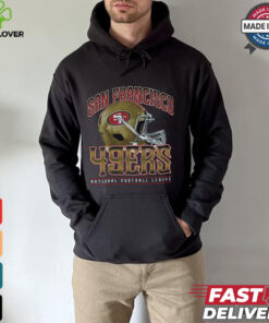 San Francisco 49ers Helmet Garment Dyed Heavyweight T Shirt