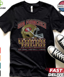 San Francisco 49ers Helmet Garment Dyed Heavyweight T Shirt