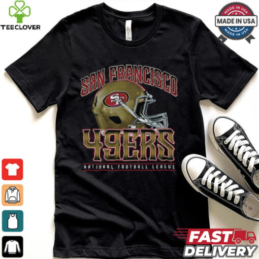 San Francisco 49ers Helmet Garment Dyed Heavyweight T Shirt