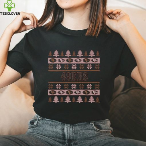 San Francisco 49ers Holiday Christmas Tree T Shirt