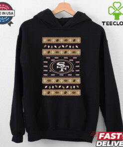 San Francisco 49ers Holiday Lights Sweater T Shirt